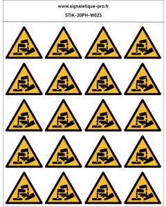 Panneau Substances corrosives – 20N