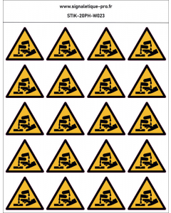 Panneau Substances corrosives – 20N