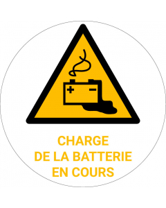 Panneau pictogramme Charge de la batterie en cours