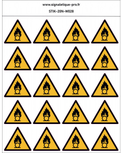 Substances comburantes – 20N