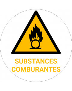 Panneau pictogramme Substances comburantes