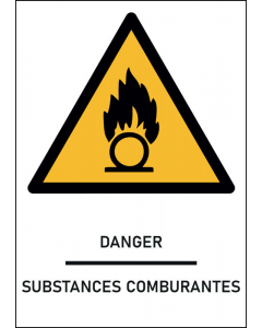 Panneau Substances comburantes