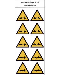 Panneau fil de fer barbelé-10N
