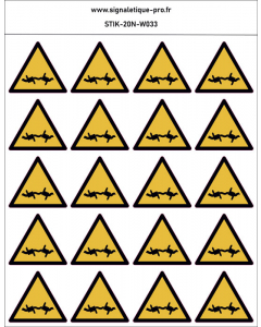 Panneau fil de fer barbelé-20N