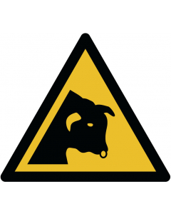 Panneau taureau