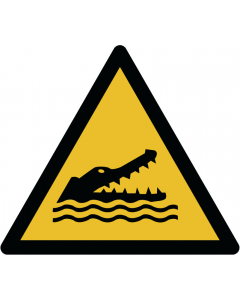 Panneau Crocodiles, alligators ou caïmans