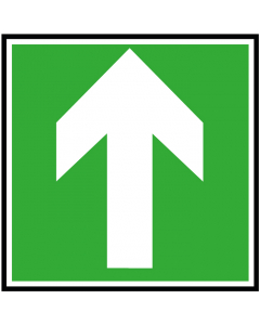Pictogramme Sortie de secours vers le haut