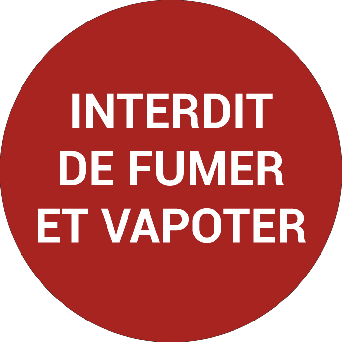 Panneau Interdit De Fumer à Moins De 10m De L'entrée