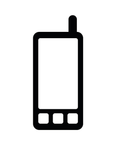 Pictogramme Appels téléphoniques autorisés