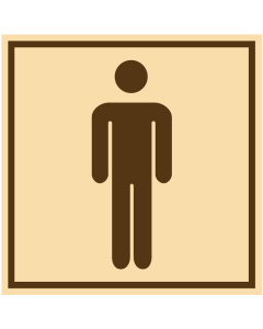 Panneau toilette homme