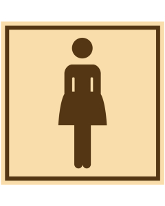 Panneau toilette femme