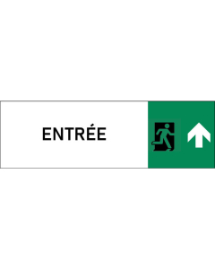 Plaque de porte classique Entrée