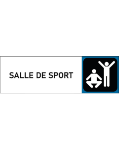 Plaque de porte classique Salle de sport