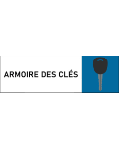 Plaque de porte classique Armoire des clés