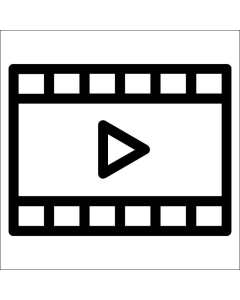 Plaque de porte carrée  Salle de montage vidéo