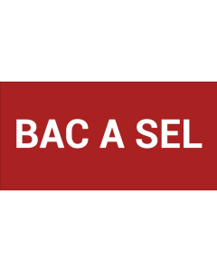 Pictogramme BAC À SEL