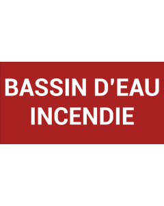 Pictogramme BASSIN D’EAU INCENDIE