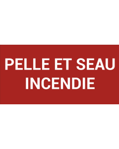 Pictogramme PELLE ET SEAU INCENDIE