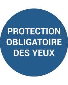 Pictogramme PROTECTION OBLIGATOIRE DES YEUX
