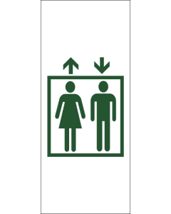 STICKER 2c6e49 ascenseur-homme-femme double flèche 5