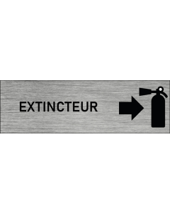 Plaque de porte extincteur 2