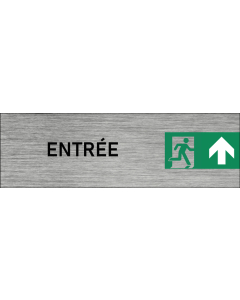 Plaque de porte entrée