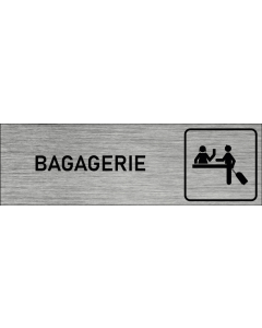 Plaque de porte bagagerie