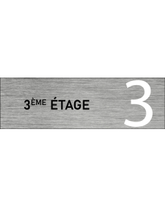 Plaque de porte 3 ème étage