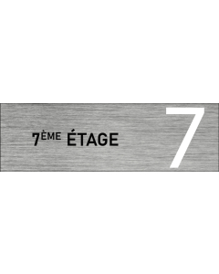 Plaque de porte 7 ème étage