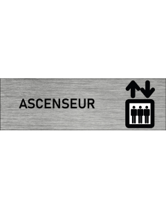 Plaque de porte Ascenseur