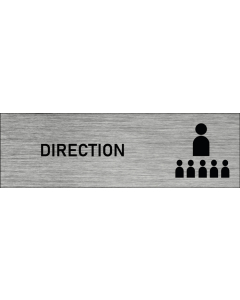 Plaque de porte Direction