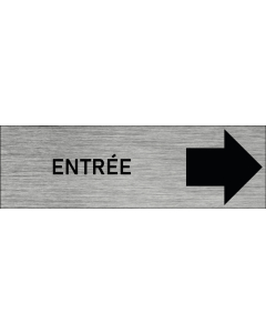 Plaque de porte Entrée 2