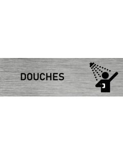Plaque de porte Douches 2