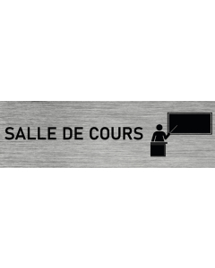 Plaque de porte Salle de cours