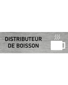 Plaque de porte Distributeur de boisson