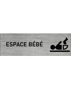 Plaque de porte Espace bébé