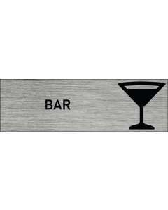 Plaque de porte Bar