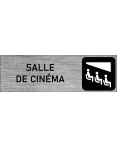 Plaque de porte Salle de cinéma
