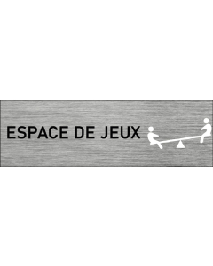 Plaque de porte Espace de jeux