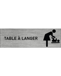 Plaque de porte Table à langer