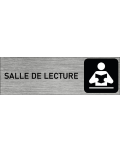 Plaque de porte Salle de lecture