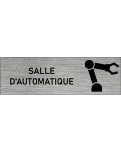 Plaque de porte Salle d'automatique