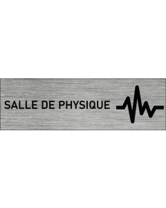 Plaque de porte Salle de physique