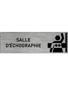 Plaque de porte Salle d'échographie