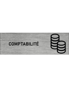 Plaque de porte Comptabilité