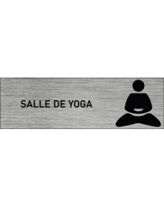 Plaque de porte Salle de yoga