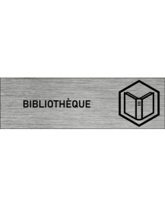 Plaque de porte Bibliothèque