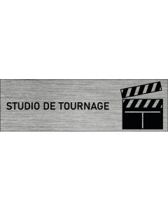 Plaque de porte Studio de tournage