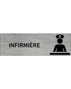 Plaque de porte Infirmière