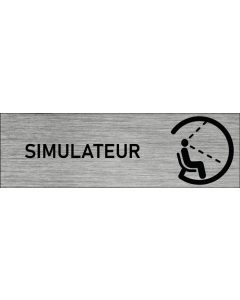 Plaque de porte Simulateur